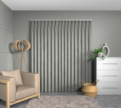 Woodcote Glacier Triple Pleat Curtain