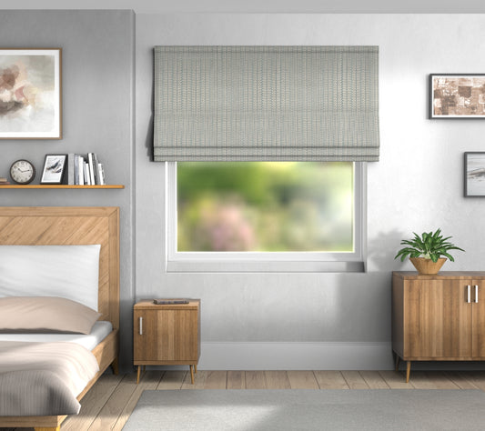 Woodcote Glacier Default Roman Blind
