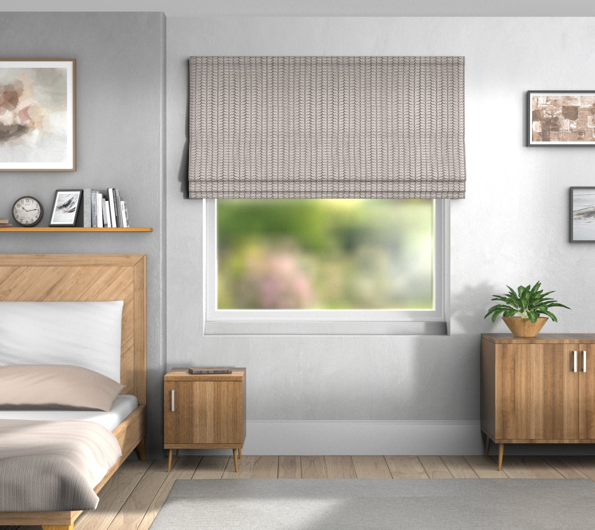 Woodcote Lava Default Roman Blind