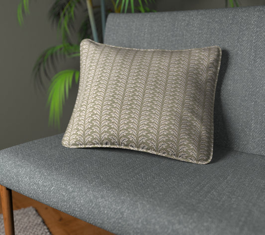 Woodcote Sage Piped Cushion