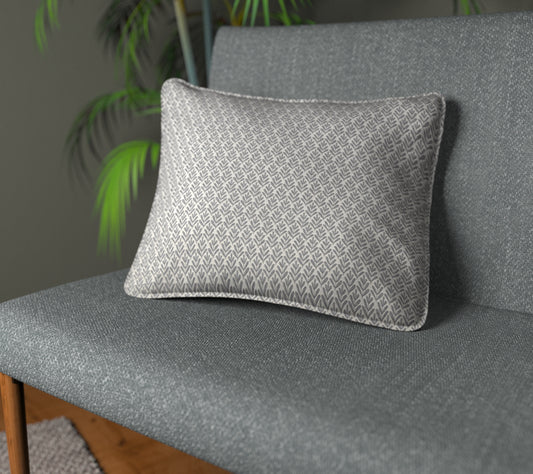 Wyre Flint Piped Cushion
