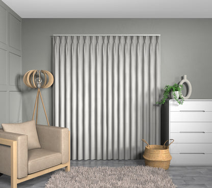 Wyre Ivory Triple Pleat Curtain