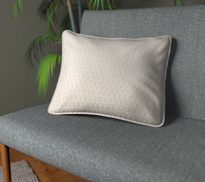 Wyre Putty Piped Cushion