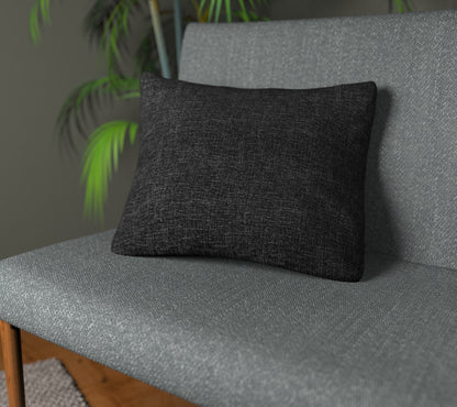 Zoya Ebony Plain Cushion