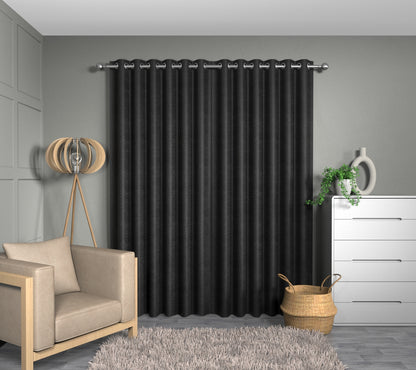 Zoya Ebony Eyelets Curtain