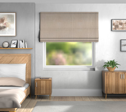 Zoya Flax Default Roman Blind