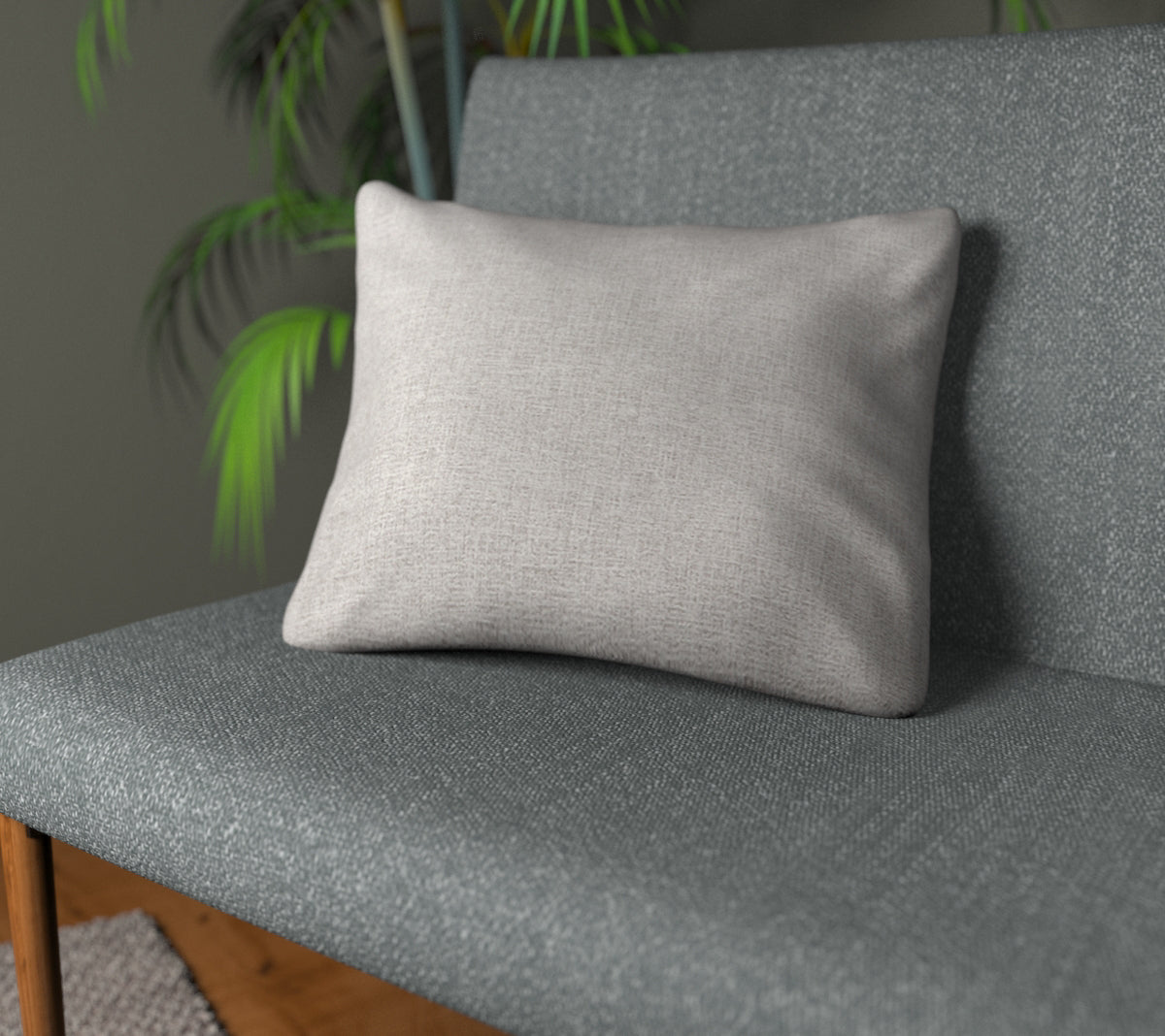Zoya Grey Plain Cushion